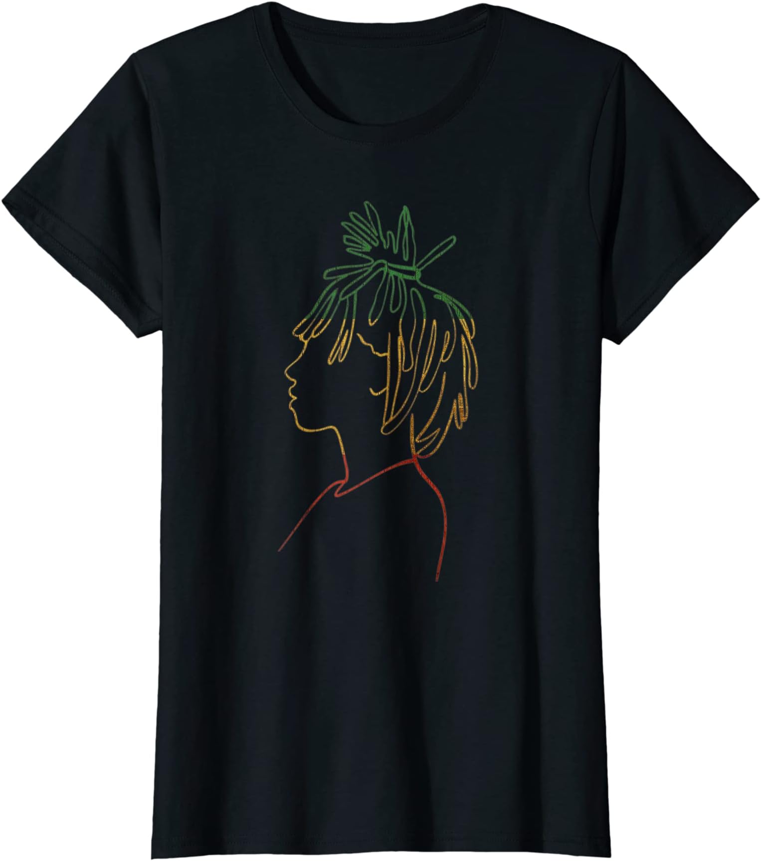 Womens Locs For Women Loc'd Up Dreadlocks Girl Loc Melanin T-Shirt