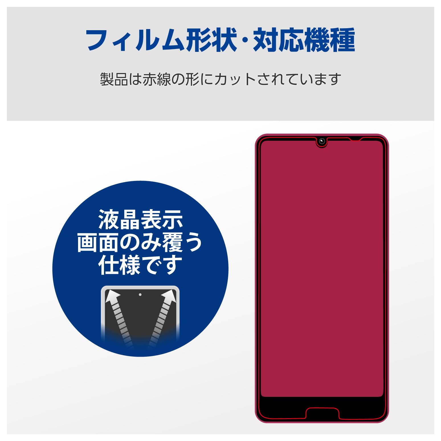 Amazon | エレコム らくらくスマートフォン a/らくらくスマートフォン
