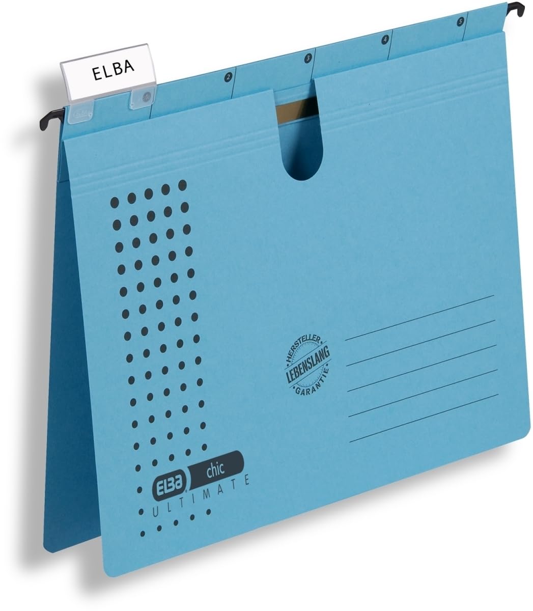 Elba 25 x Hängehefter chic blau