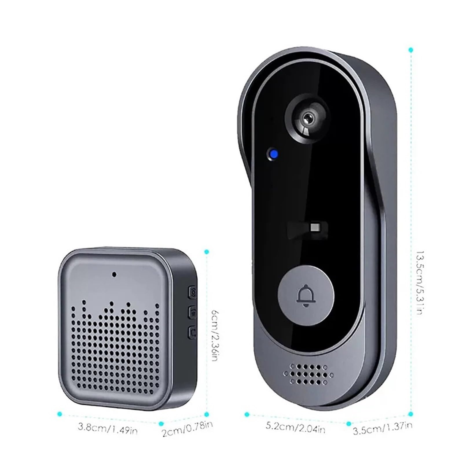 Caméra de Sonnette vidéo sans Fil WiFi