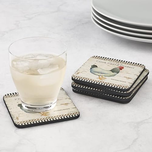 Miniatura 10 de Pimpernel Spode Woodland Collection Posavasos  Juego de 6  Tablero con respaldo de corcho  Resistente al calor y a las manchas  Posavasos para