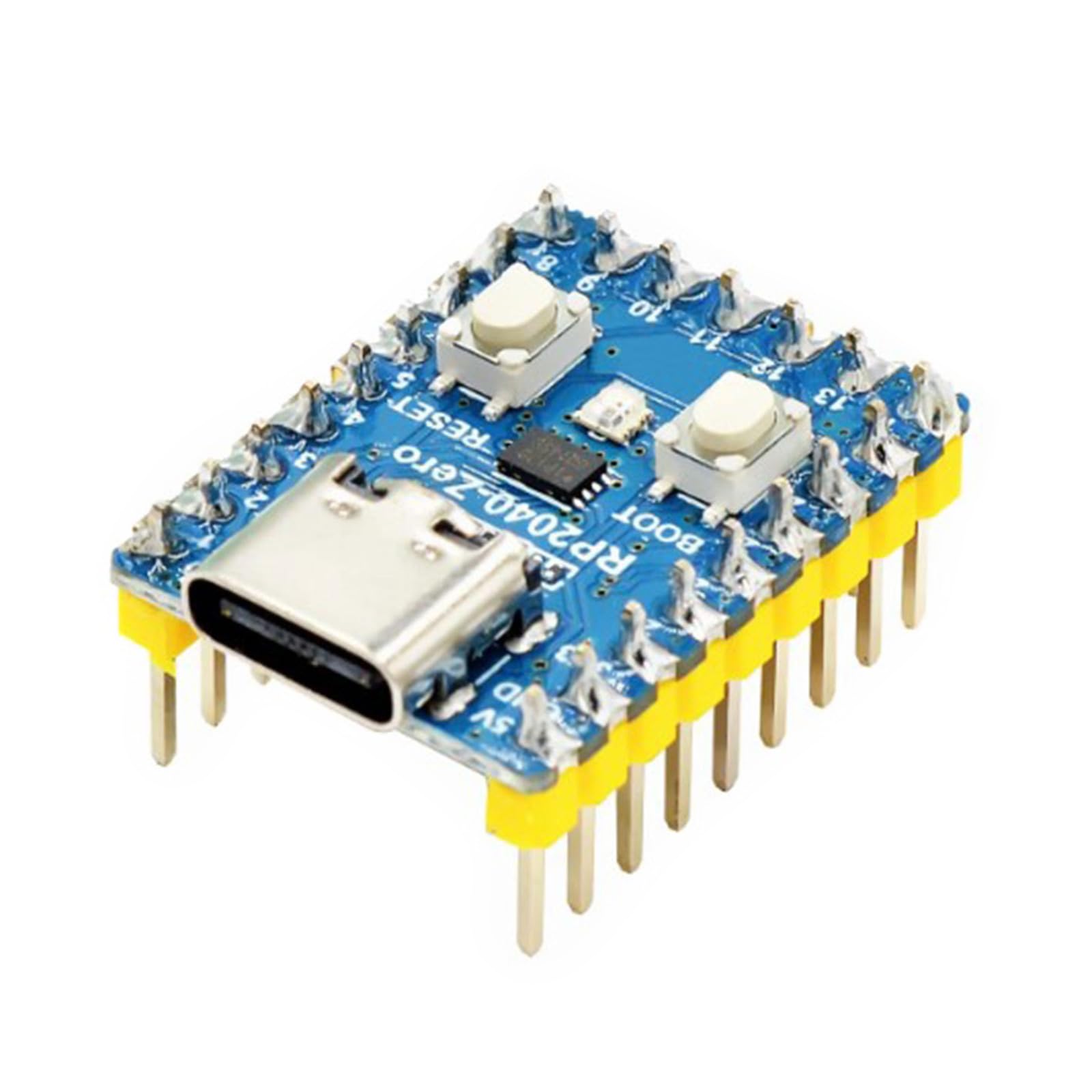 RP2040-Zero Development Board with Pre-Soldered Header Based on Microcontroller RP2040 Low Cost Development Board