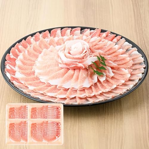 スターゼン 鹿児島県産 豚ローススライス 計1.2kg・300g×4パック 国産 豚肉 ブタ おかず 個包装 小分け くろぶた 薄切り うす切り 冷凍配送 akn042-01