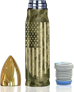 Camouflage 17oz Stainless Steel Bullet Tumbler - Christmas Gifts for Dad from Daughter Son, Dad Gifts, Christmas Gifts for...