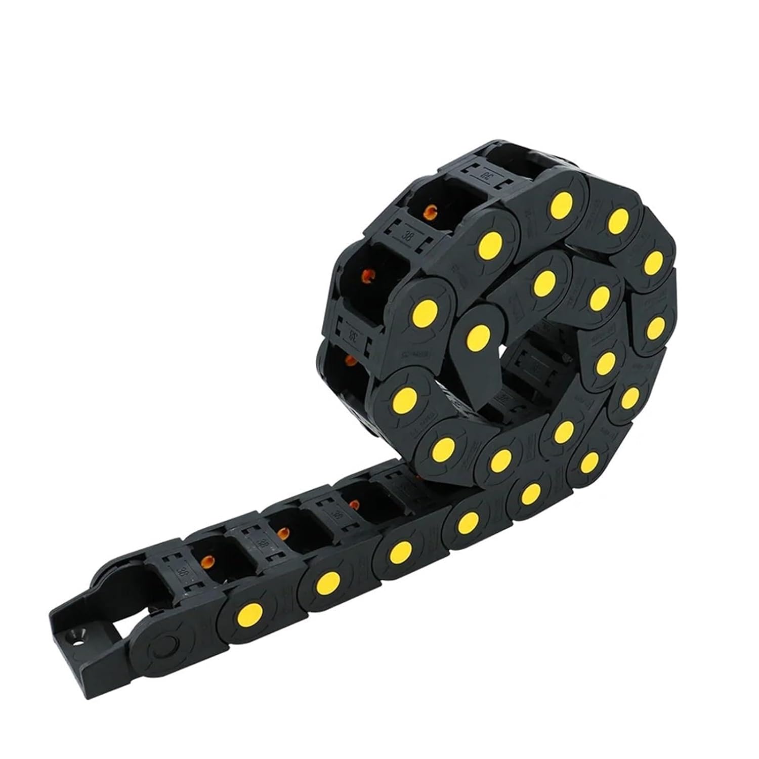 Transmission Chains 25x 103mm 25x 25, 38, 57, 77mm 1M Open On Both Side Plastic Towline Cable Drag Chain for 3D Printer Parts