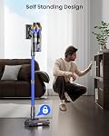 Cordless Vacuum Cleaner, 650W 55KPA 70Mins Stick Vacuum with Touch Screen, Anti-Tangle, Self-Standing Vacuum Cleaners, Rechargeable, Wireless Vacuum for Pet Hair, Hard Floors, Carpet
