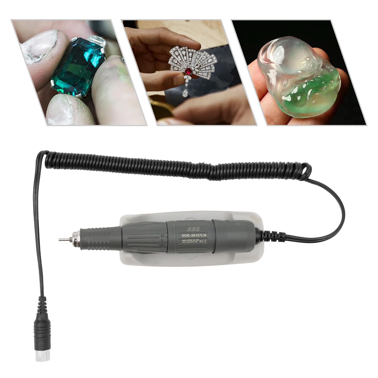 SDE-SH37LN N8 Micromotor Eléctrico Pulidora 45KRPM Laboratorio Portátil