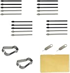 (Pack de 20 pcs) Pointes de Stylet de Remplacement S Pen pour Samsung Galaxy Tab S6, Tab S6 Lite (Noir/Gris)