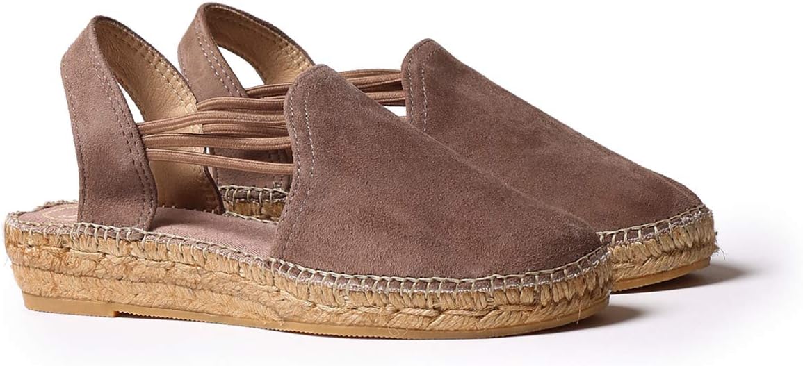 Espadrillas Toni Pons Nuria - Donna In Camoscio Con Zeppa 3cm, Fatte A Mano In Spagna - Foto 4