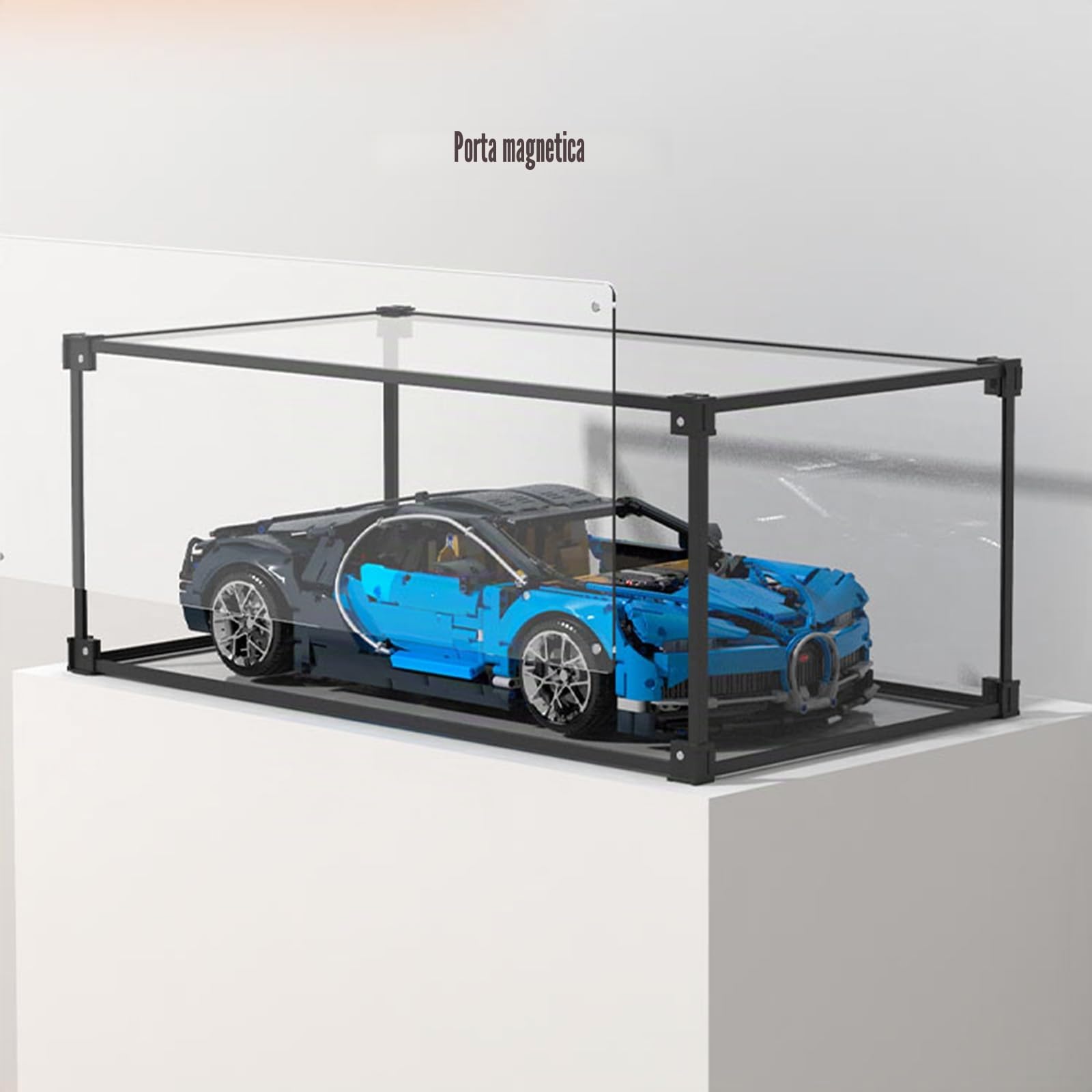 Vetrina Espositiva per Lego 76407 41737,45x40x30cm Grande Acrilico Scatola Teca Trasparente Antipolvere Protezione per Action Figure Modelli Collezione
