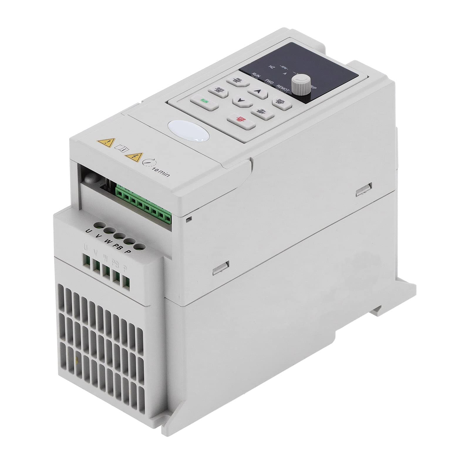 Cocoarm Convertitore di Frequenza ABS Inverter Vettoriale C10 Trifase AC380V480V 2,2kW con Regolazione Automatica PID Controllo V F Protezione Multipla per il Controllo della velocità del Motore di