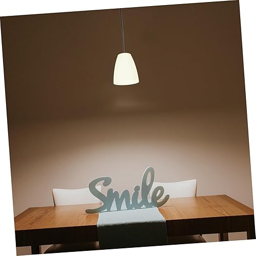 Miniatura 6 de Reemplazo de pantalla ovalada 3 unids pantallas de lámpara de plástico con flecos cubierta de lámpara fácil instalar