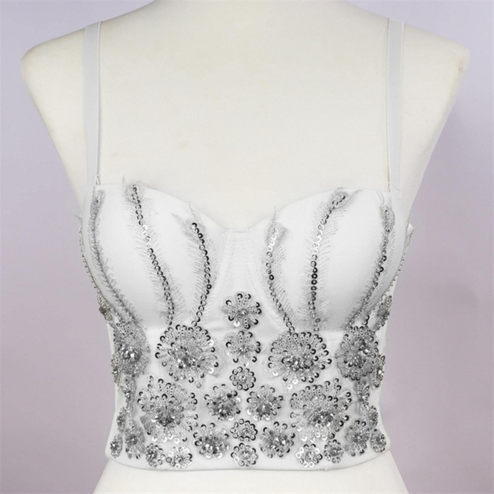Fashion Women Tank Top Cropped Shirt Women Clothes Bra y2k Corset Ladies Crop Tops Gothic Shaper-8-white, CN M-36