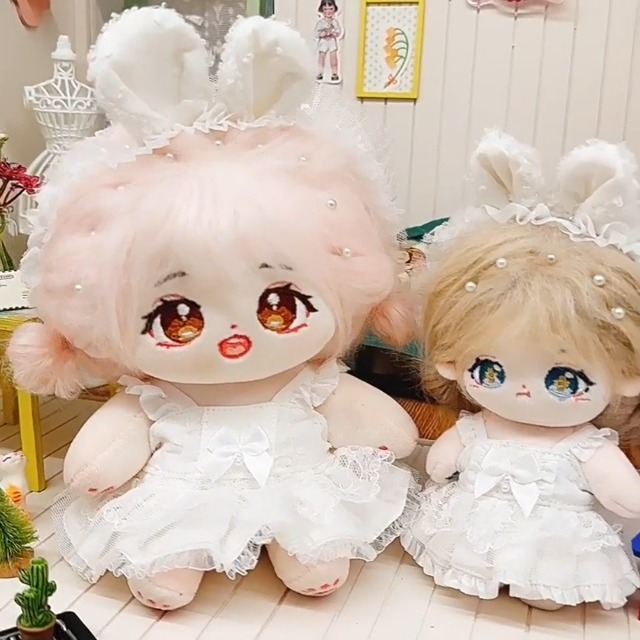 Amazon.co.jp: niannyyhouse 10cm-15cm 20cm ぬいぐるみ 服 白