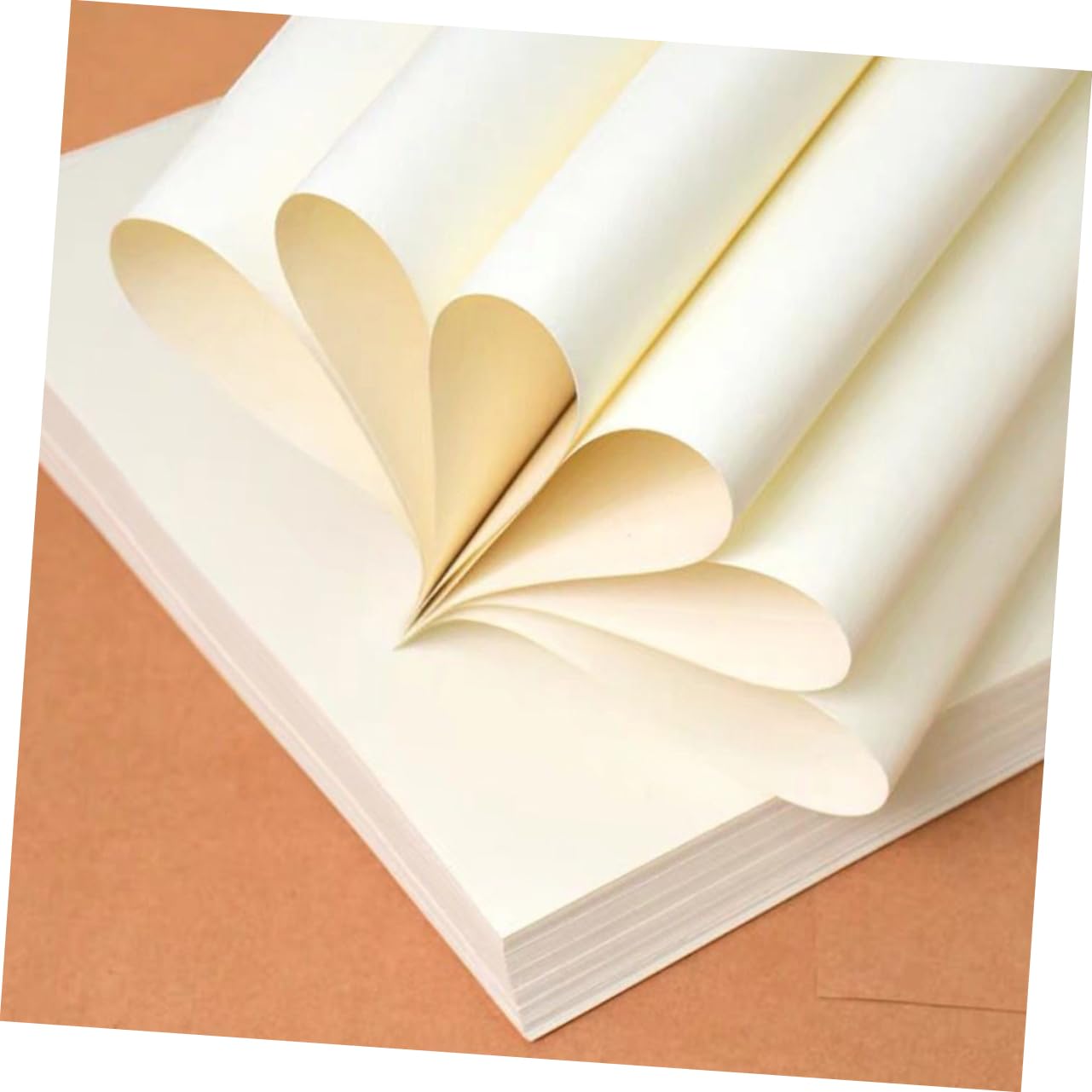 Papier à Aquarelle Épais A4 100 Pièces, Papier Blanc
