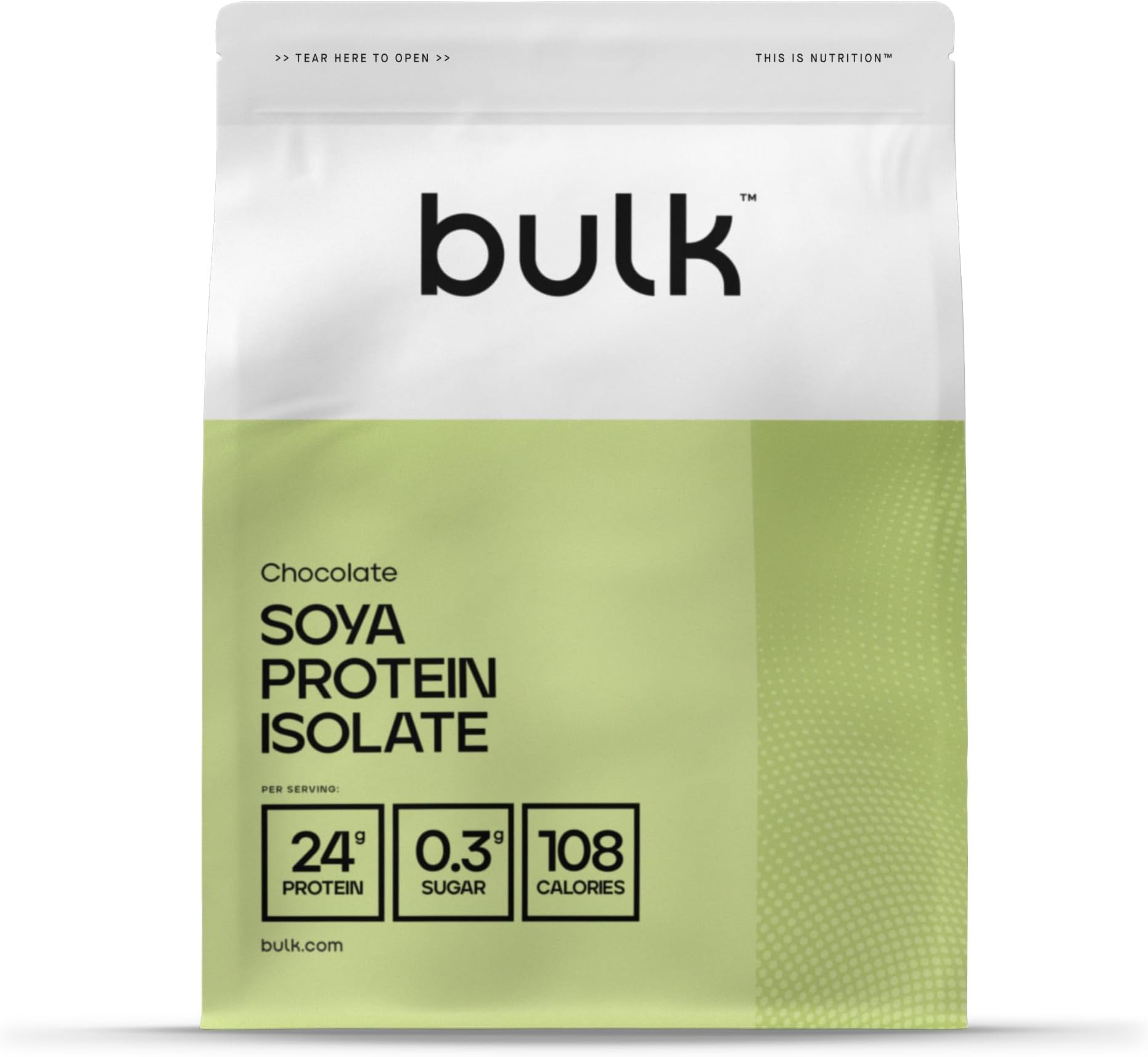 Bulk Soya Protein Isolate Powder, Vegan Protein Shake, Chocolate, 1 kg