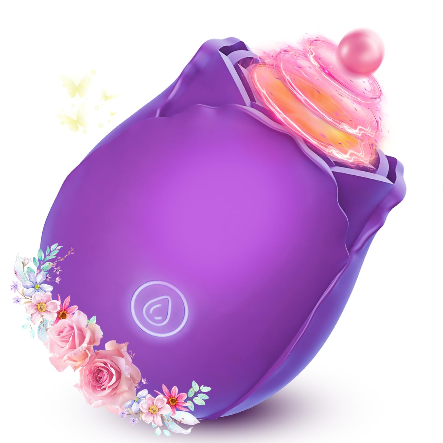 The Rose Vibratoar 2025, 10 Modes Small Clitioral Sucker Vibrates Stimulant Tool for Women, The Portable Rose Soy Adult Tool for Women 2024 Game Rose Toy M5M6543