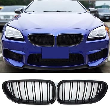F06 F12 F13 Front Grill Grilles,Carbon Fiber For BMW M6 & 6 Series 640i 650i F06 F12 F13 2012 2013 2014 2015 2016 2017 2018