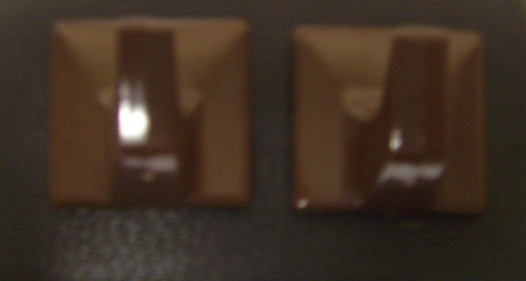 Holland Plastics Brown Dark - Self Adhesive Hooks - Ss59 Small Square- Ideal For Tube Or Slat Type Blind/Fly Curtain/Strip Blind