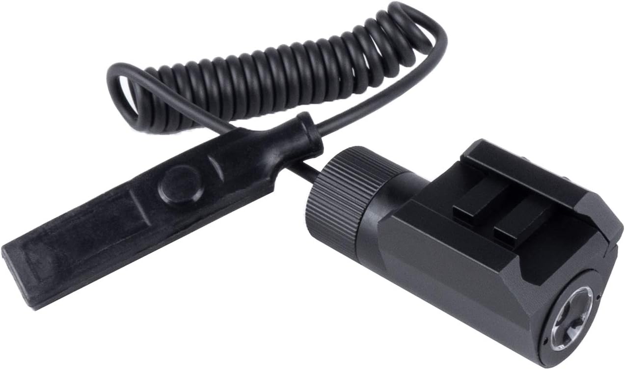 Monstrum F150 150 Lumens Flashlight with Remote Pressure Switch and Picatinny Rail Mount | for Rifles and Shotguns