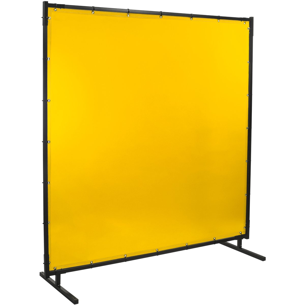 Steiner 534HD-6X8 Protect-O-Screen HD Welding Screen with Flame Retardant 14 Mil Tinted Transparent Vinyl Curtain, Yellow, 6' x 8'