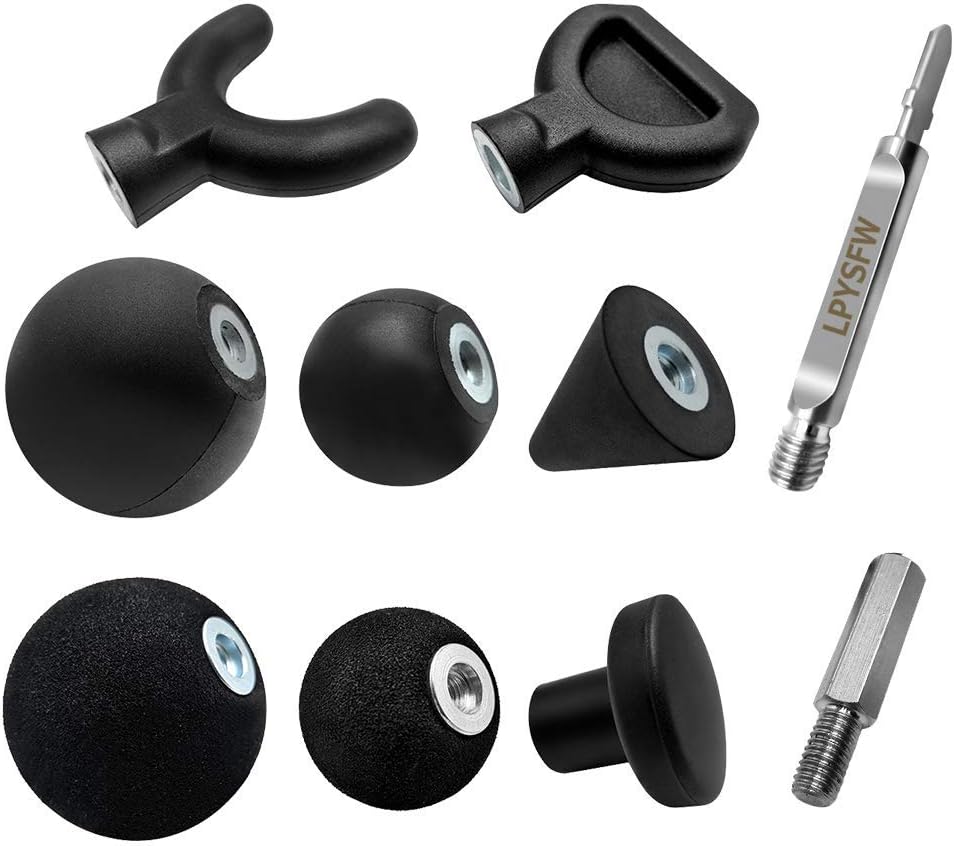Massage Gun -Jigsaw Massage Tool Adaptor - Percussion Massage Tip & Bit for Jigsaw, Personal Massage Tool