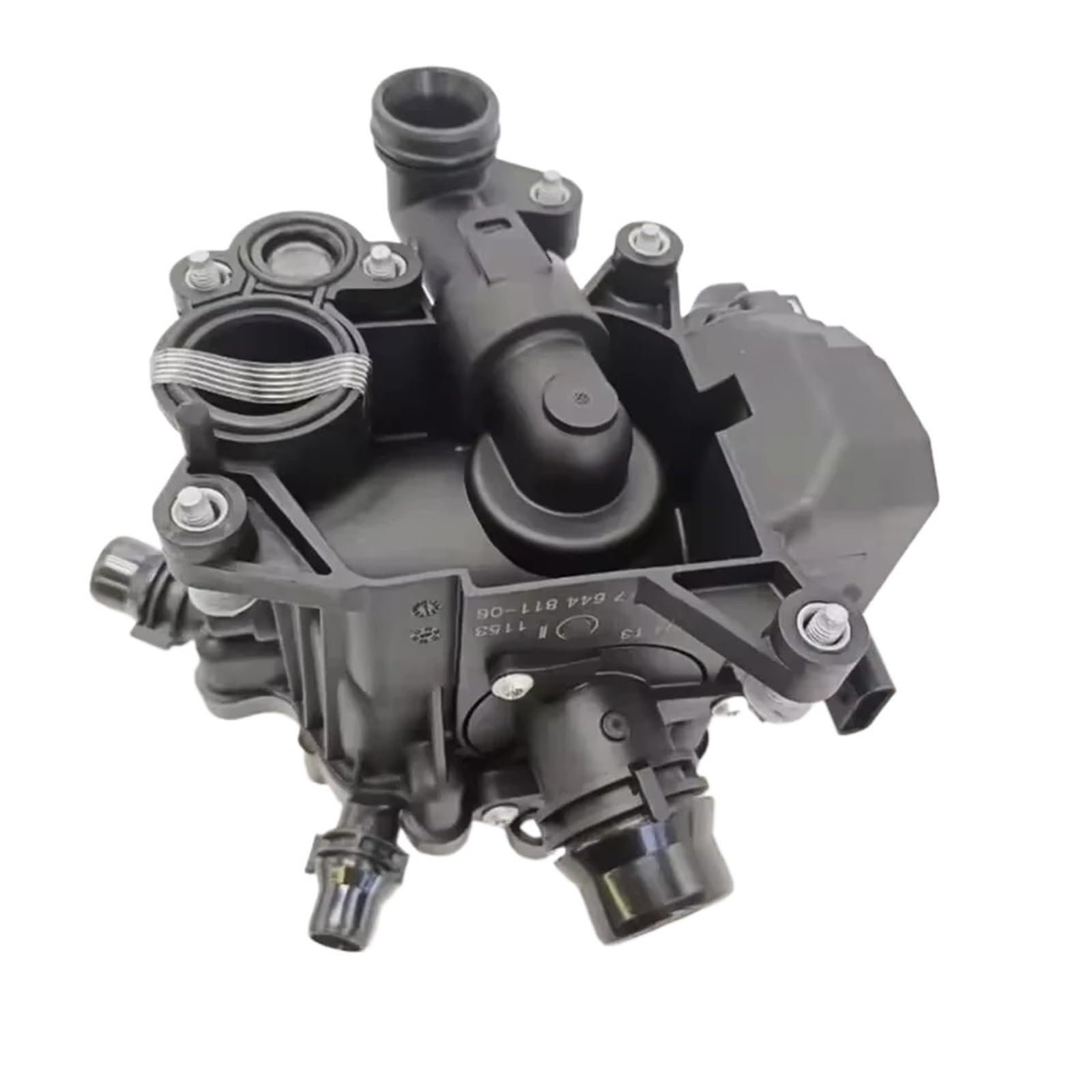 Termostat 11537644811 Moduł zarządzania temperaturą termostatu chłodzenia silnika benzynowego pasujący do BMW 330i 430i 520i 530i Zespół obudowy termostatu silnika(3)