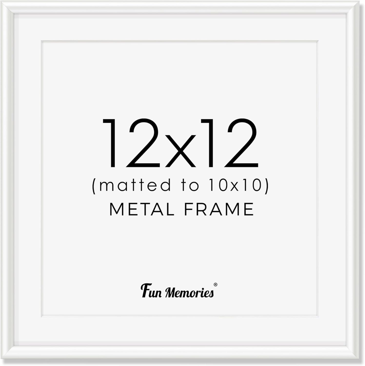 Amazon com 12x12 Picture Frame White Square 12 quot x12 quot Frame Aluminum Amazon com 12x12 Picture Frame White Square 12 quot x12 quot Frame Aluminum