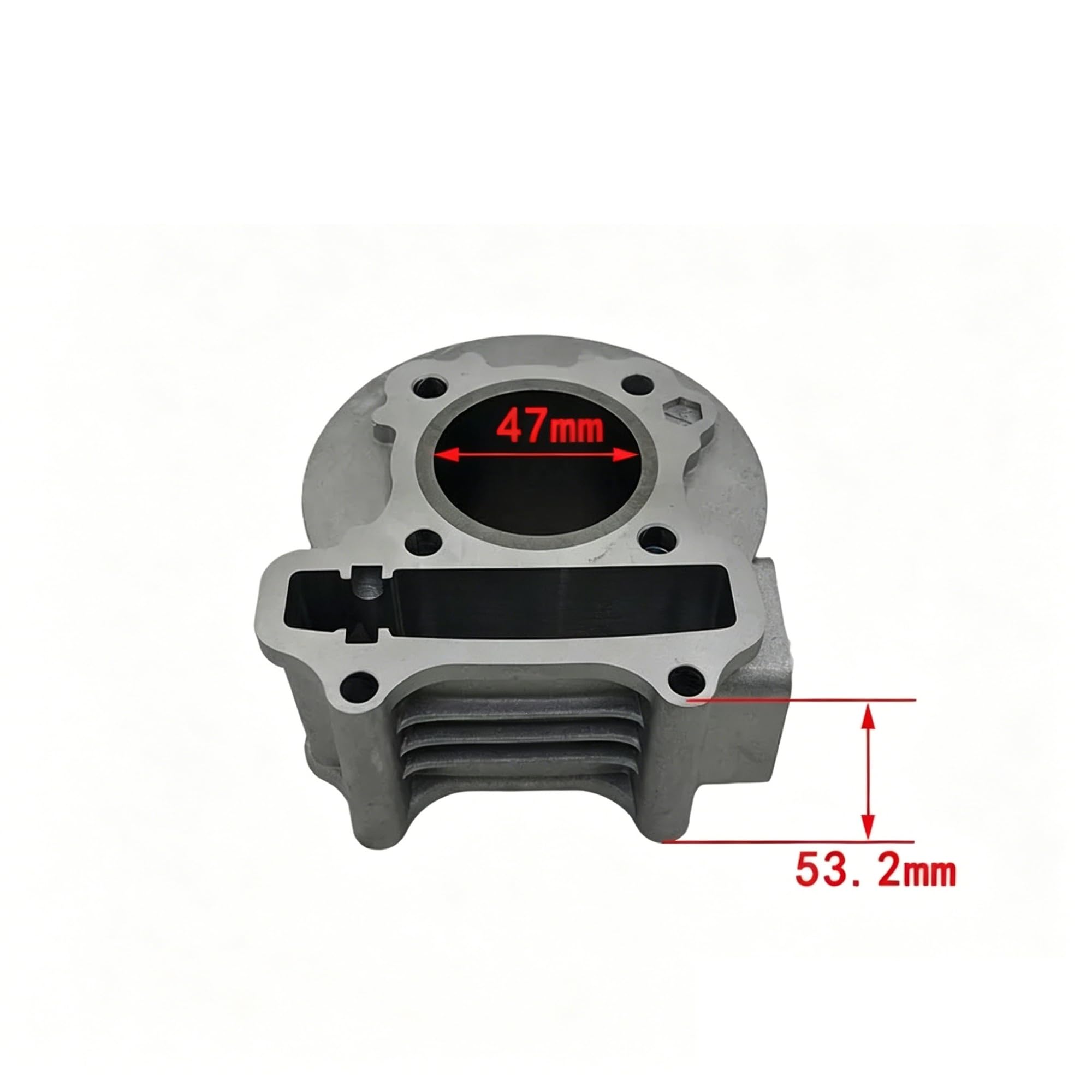 Kolbenring Set 47mm Zylinder Kolben 13mm Pin Ring Dichtung Set Für GY6-80 GY6 80 80cc 139QMA 139QMB Motorrad Motor Ersatzteile Zylinder