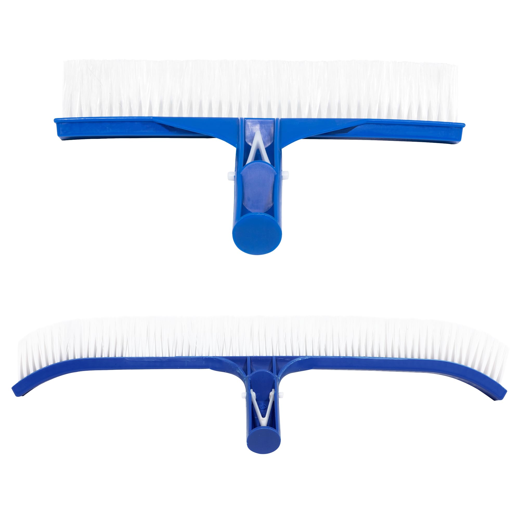 Swimming Pool Cleaning Brush, Curved 18 Inch Pool Brush for Walls and Floors with Nylon Fiber Bristles and 10 Inch Swimming Pool Wall Brush Polyester Professional Pool for Wall Floor Cleaning Brush-image-31