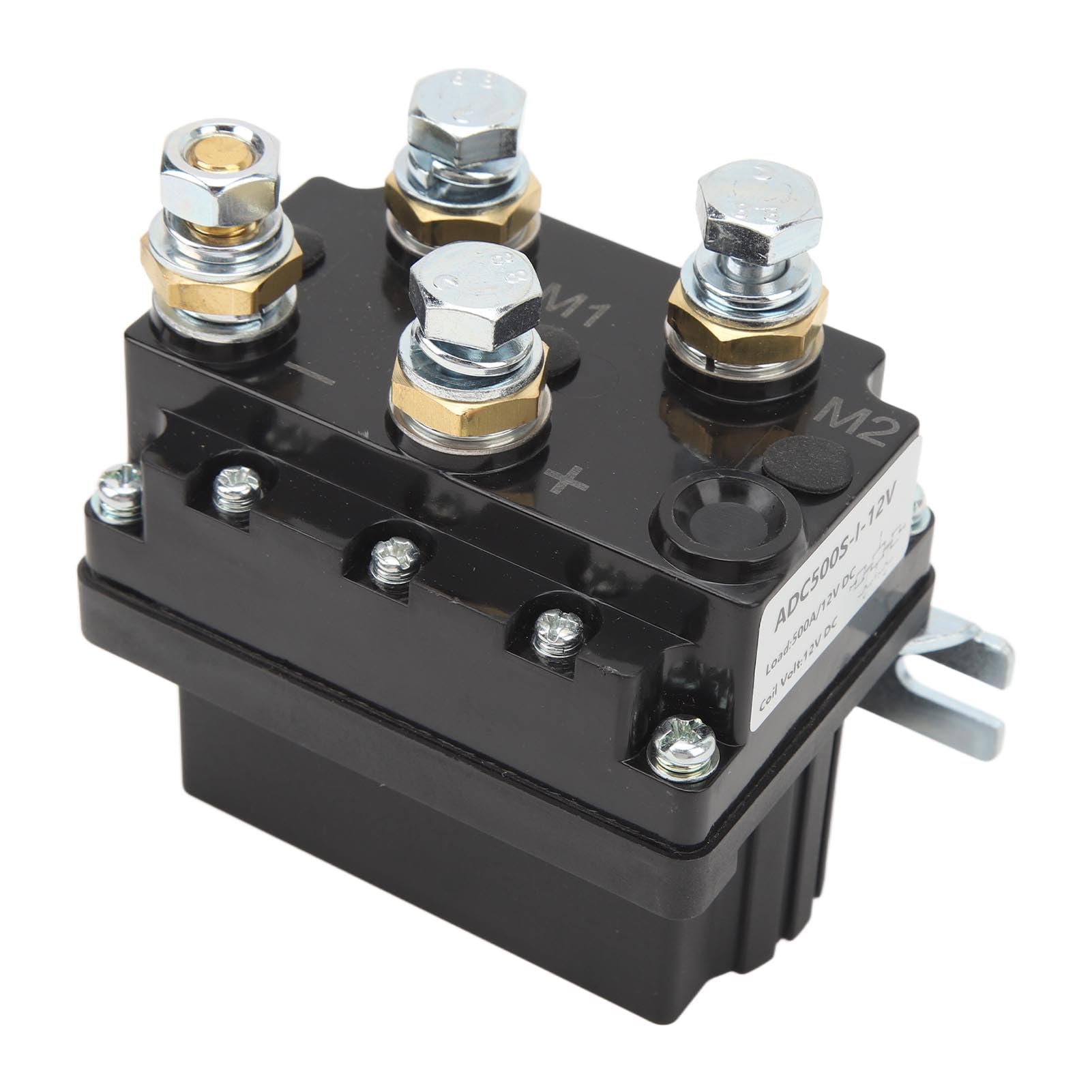 Relè Contattore Elettromagnetico per Verricello 12V 500A, Lega di Alluminio, Controllo Affidabile per Verricelli Fino a 15.000 Libbre, Ideale per Pompa Idraulica del Rimorchio SUV ATV UTV