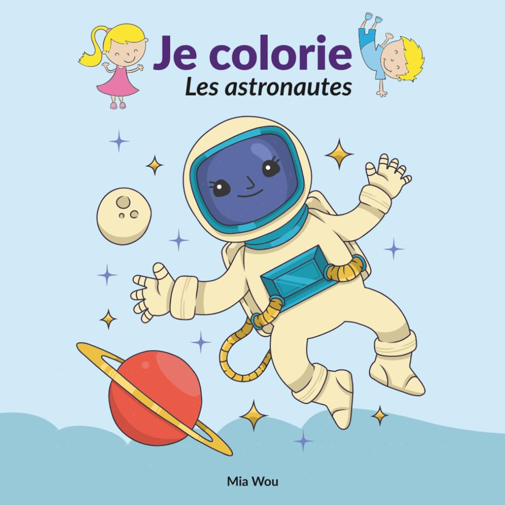 Je colorie: Les astronautes