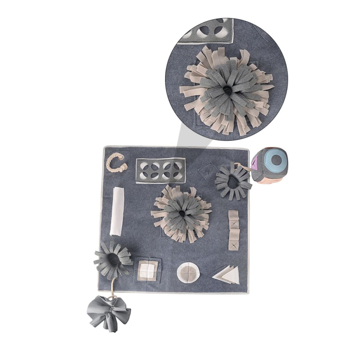 Alfombrilla de Entrenamiento para Mascotas, Comer Lento y Oler