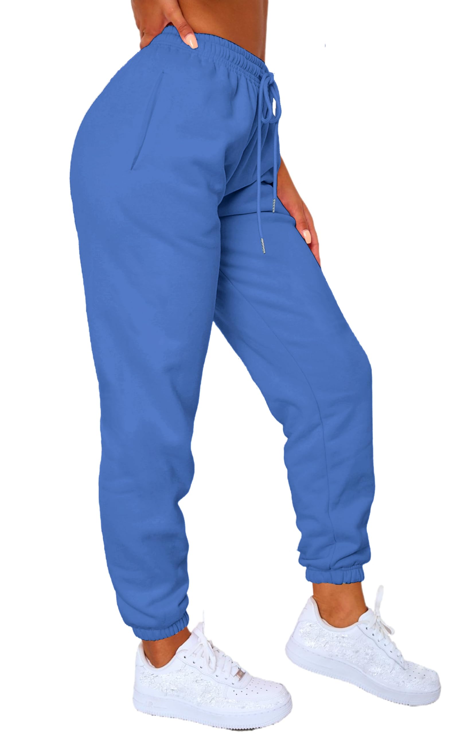 Waitfairy Sweatpants Women - Joggers for Women High Waist Baggy Sweat Pants for Womens Joggers with Pockets