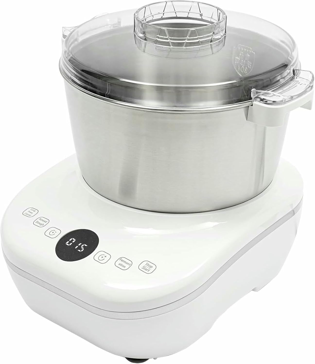 5L Flour Mixer Machine, 200W Dough Maker w/Ferment Function, Commercial Home Use Intelligent Flour Kneading Mixer for Home Kitchens