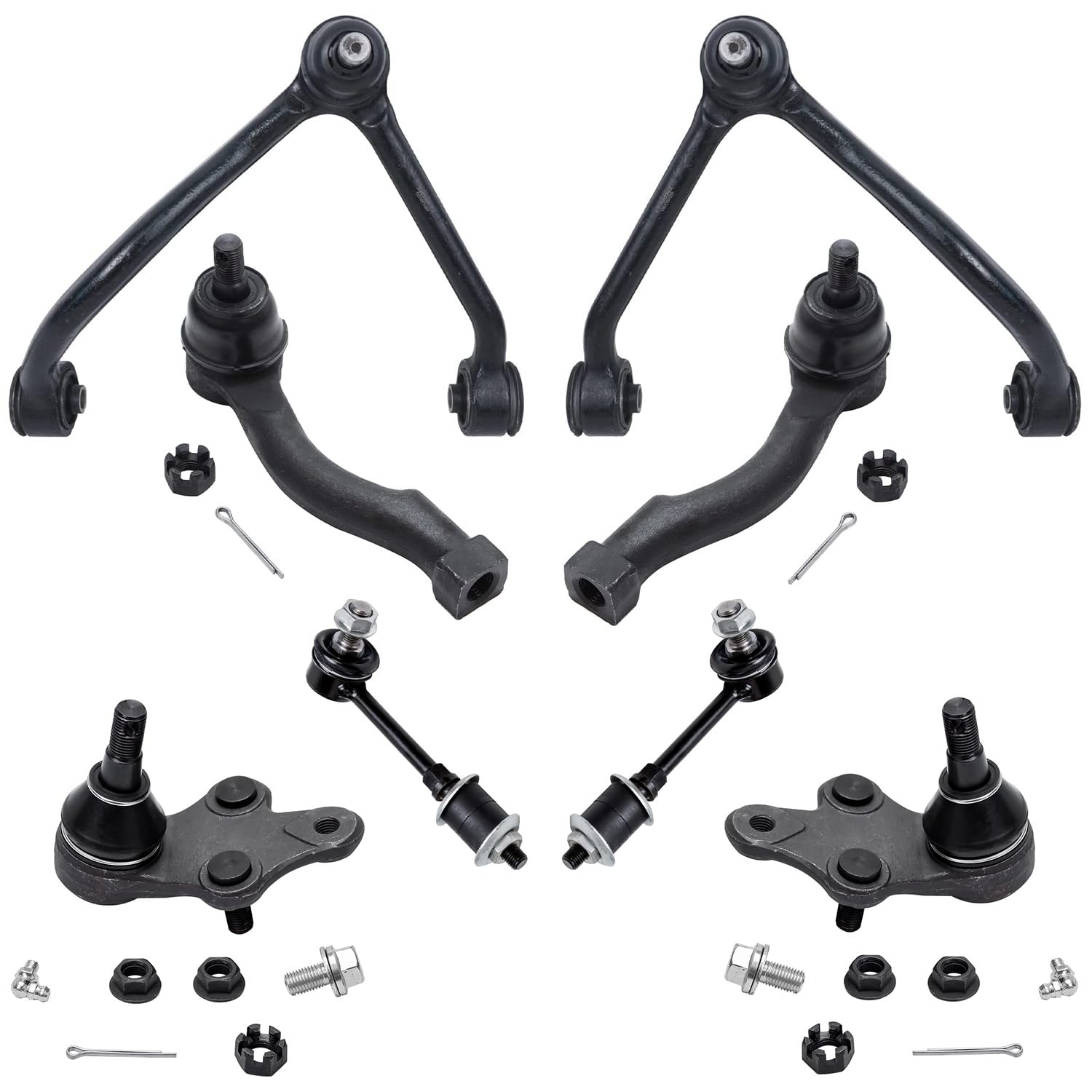 Detroit Axle - 8pc Front End Suspension Kit for 2003-2004 Kia Sorento 2