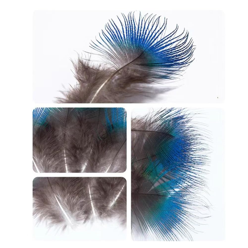 Pióra pawie piór do majsterkowania, 50 sztuk, 3-7 cm, pawie ogon, pióra ozdobne, łapacz snów, pióra do kolczyków, rzemiosła artystycznego, produkcji kart, łapacz snów, ozdoba głowy