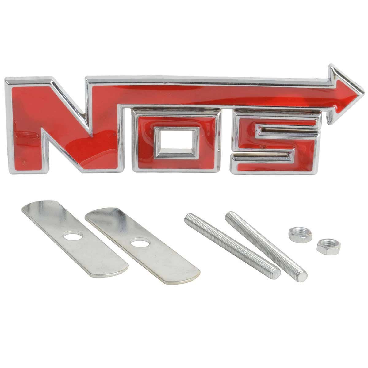 Autotrends Car 3D Metal Auto Parts Automotive Accessories Sports Logo Front Grill Badge Emblem Decal Black Racing Sport Gift (Nos)