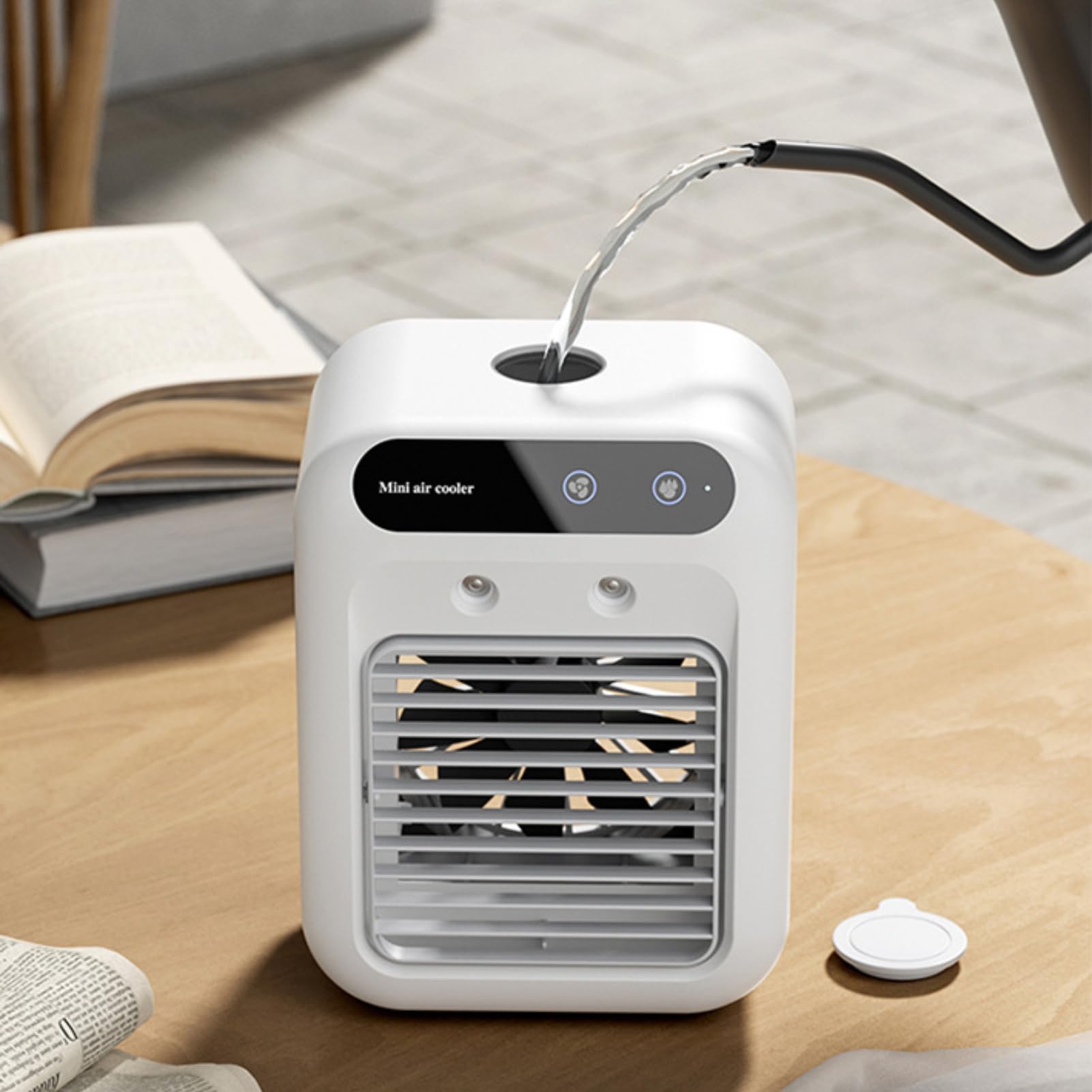Amazon | ポータブルエアクーラー、充電式ミニクーラーファン