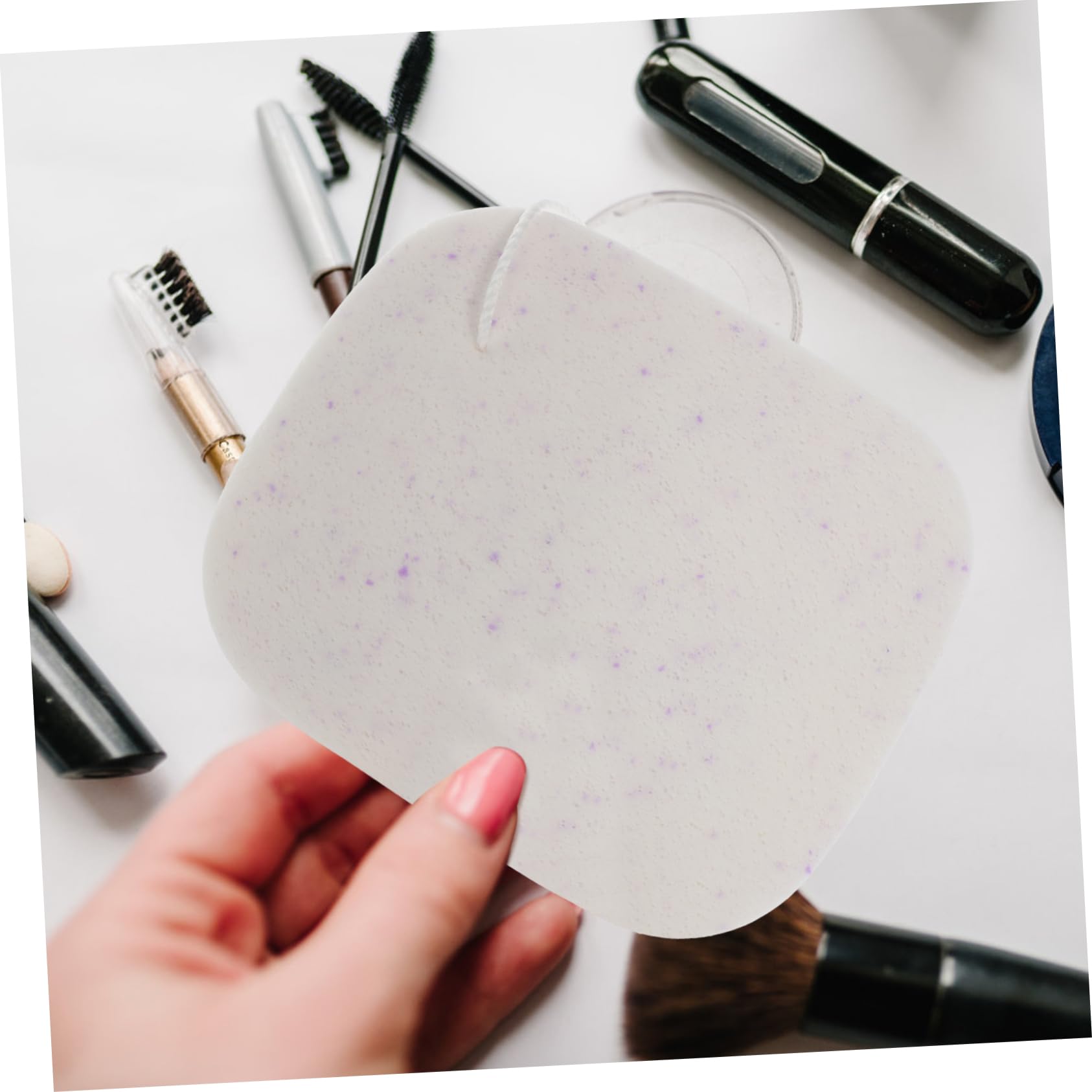 KOMBIUDA 5sätze Gesichtsschwämme Aus Komprimierten Reinigungsschwämmen Für Sanfte Gesichtsreinigung Zum Peelen Und Entfernen Von Make-up Schwämmen Und Aufbewahrungsbox