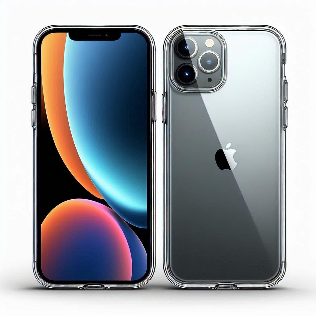 POINT&GO Custodia In Silicone Per IPhone 14 (Modello Nero), Morbida Antiurto, Ultra Sottile, Effetto Seta, Ricarica Wireless