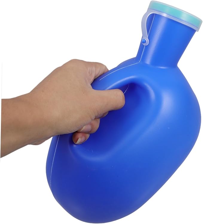 Orinal portátil para hombre con tapa diseño antiderrames miniatura 3
