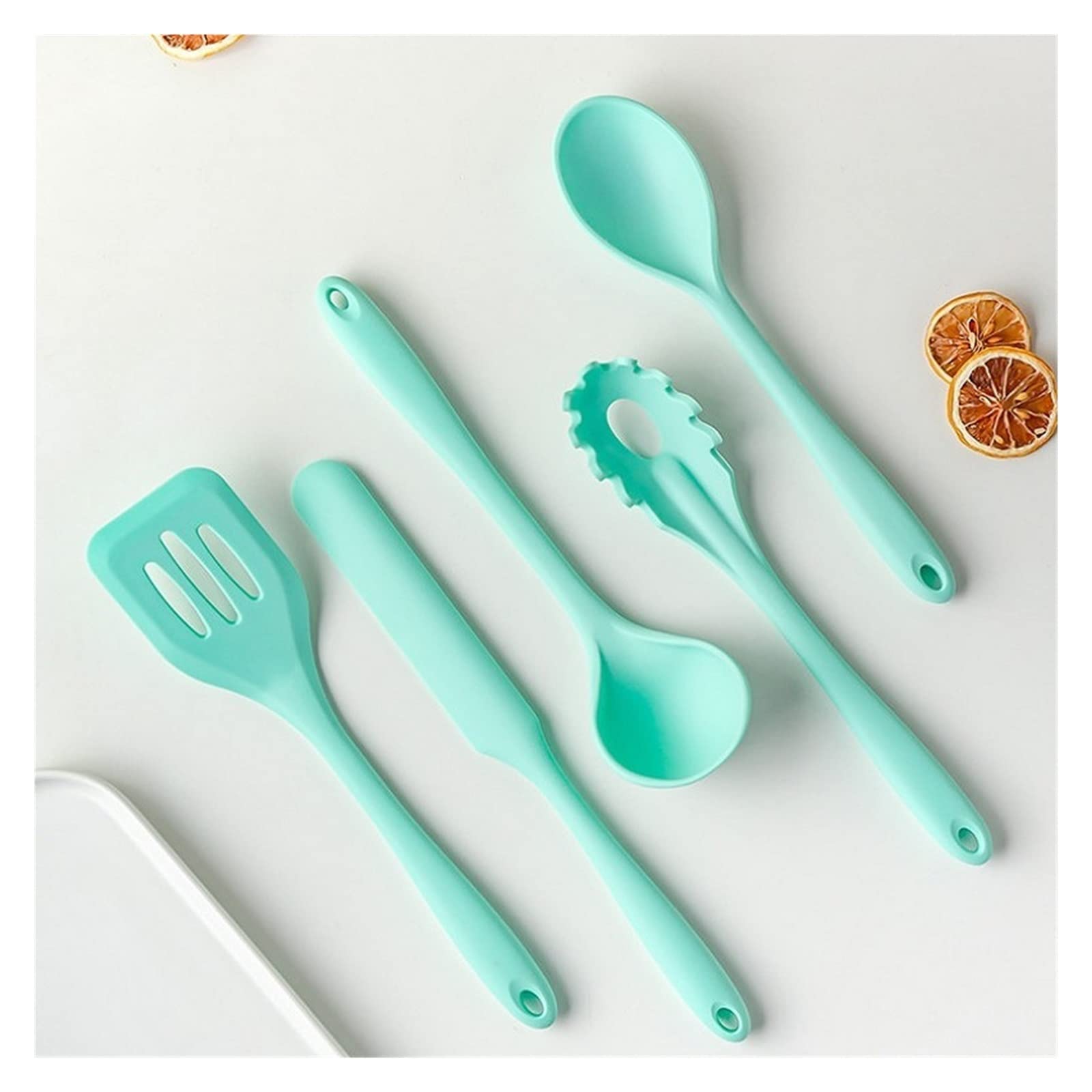 Casa e Cucina Set di 4 spatole Grandi in Silicone Spatole antiaderenti Resistenti al Calore Cottura · Cucchiai da Cucina Turner Spatola(Black Scraper)