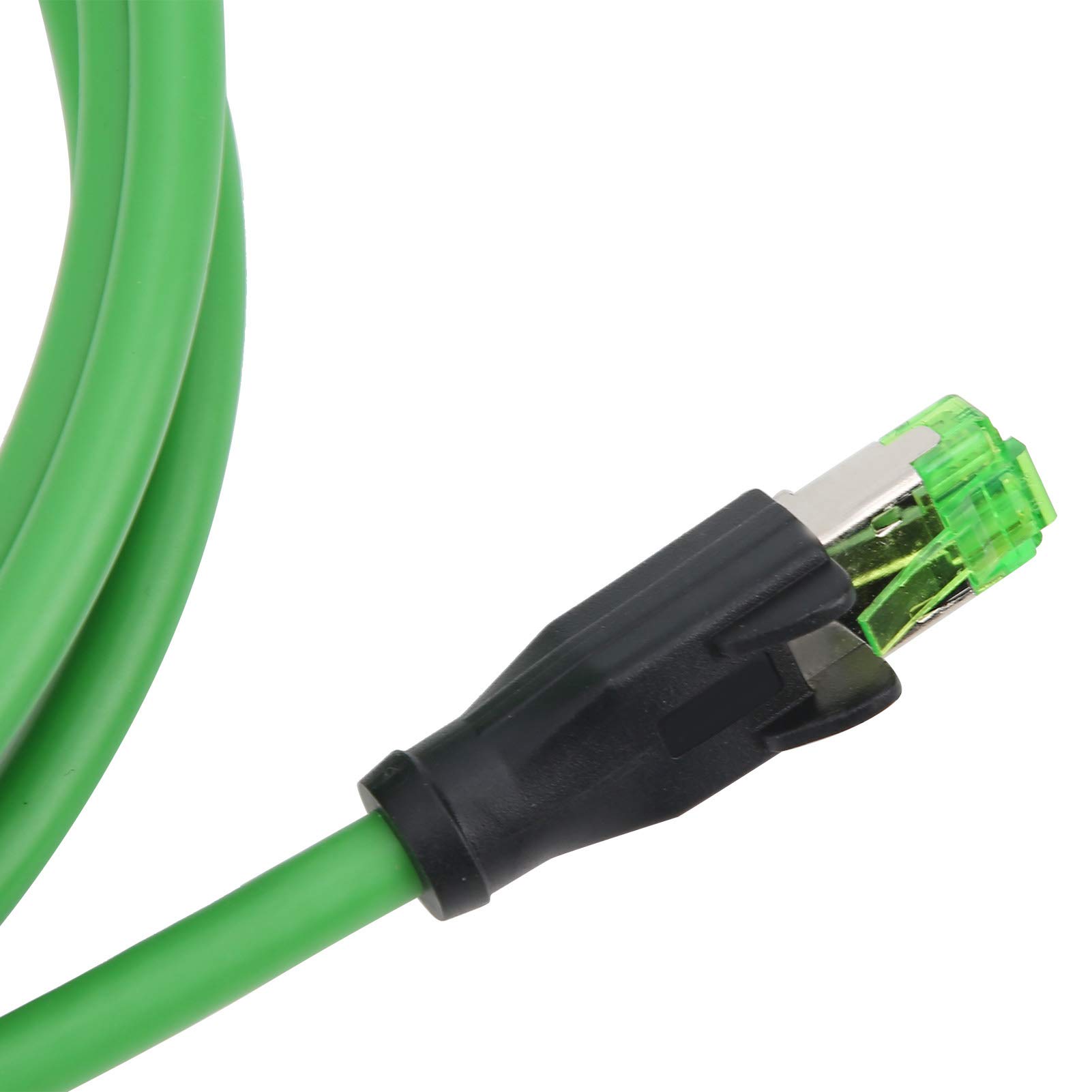 Cordon de raccordement M12 RJ45 Connecteur Ethernet Câble blindé 4 Broches CAT5E 24 AWG Wire IP67 Water Proof