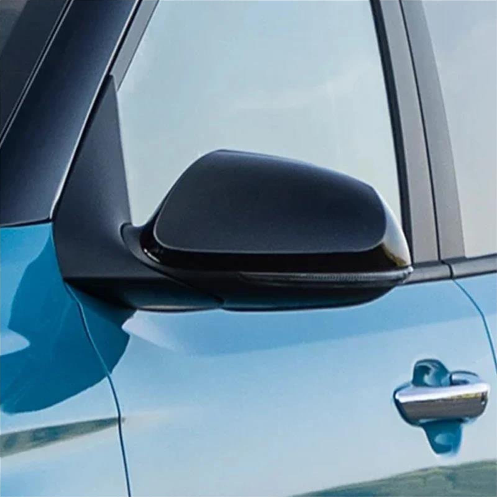 Guscio Protettivo Per Specchietto Retrovisore Esterno Sinistro E Destro Per Hyundai I10 2014 2015 2016 2017 Esterno Calotte(Nero,Sinistra e destra)