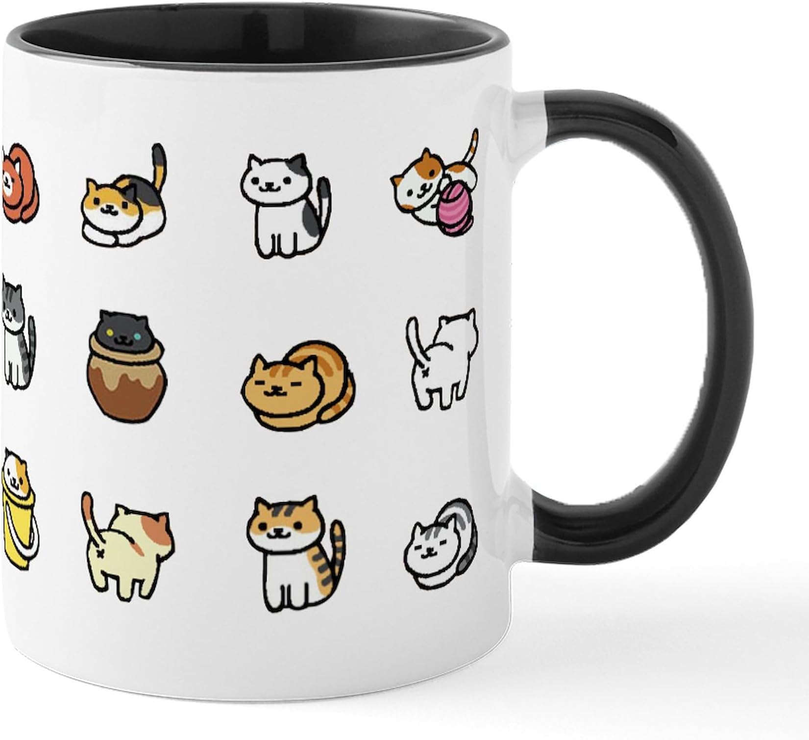 CafePress Neko Atsume Mugs 11 oz (325 ml) Ceramic Coffee Mug