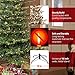 Puleo International 7.5 Foot Pre-Lit Aspen Fir Artificial Christmas Tree with 700 UL Listed Clear Lights Green