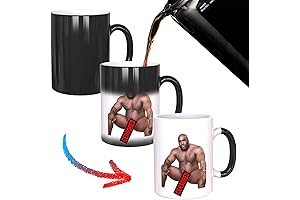 Barry Wood Coffee Mug - Message Appears as it Heats