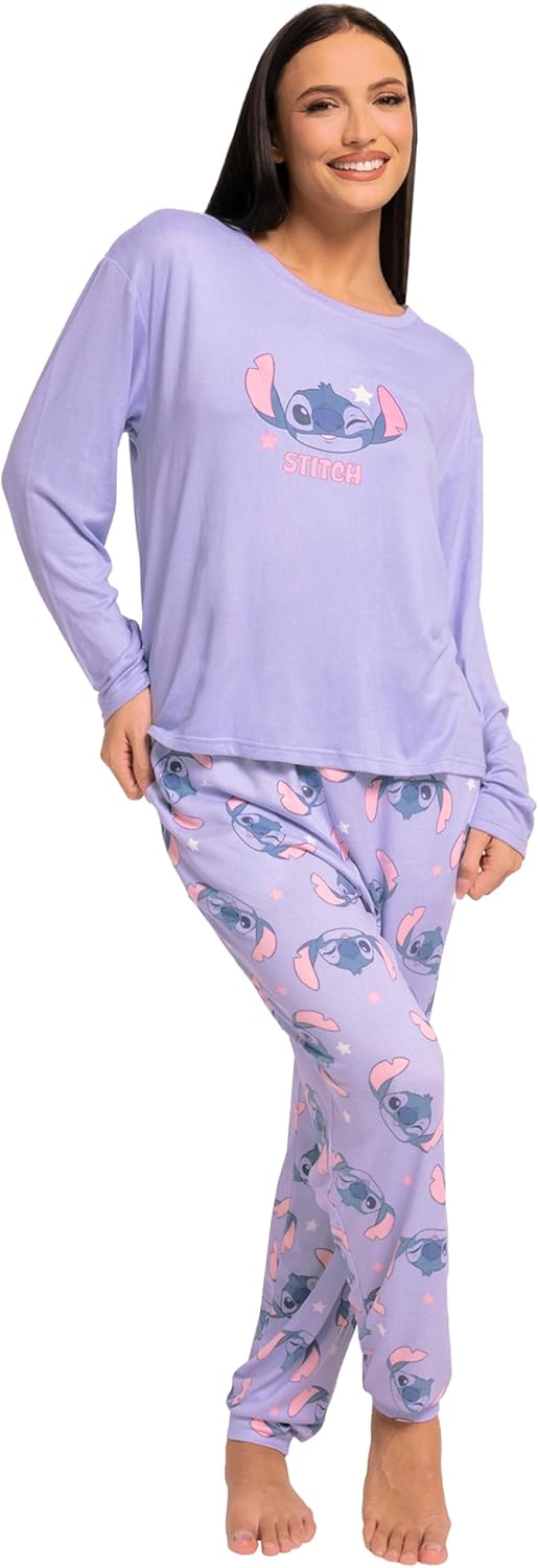 Disney Lilo & Stitch Pajamas | Women's Pajama Sets | Womens Pajama Set | Soft PJ Set | Sizes X-Small To X-Large