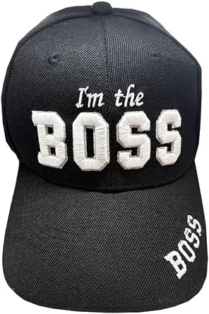 BOSS Baseball Cap Hat | 3D Embroidery | Adjustable Closure